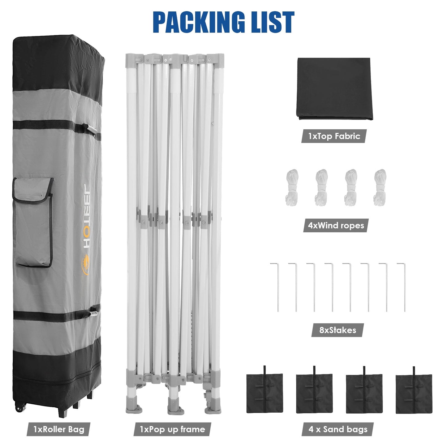 COBIZI 10x20 Heavy Duty Pop Up Canopy Tent, Commercial Outdoor Canopy Tents for Parties Event Wedding,Easy up Gazebo with Roller Bag, Waterproof & UV 50+, Upgraded Thickened Hexagonal Legs, Black