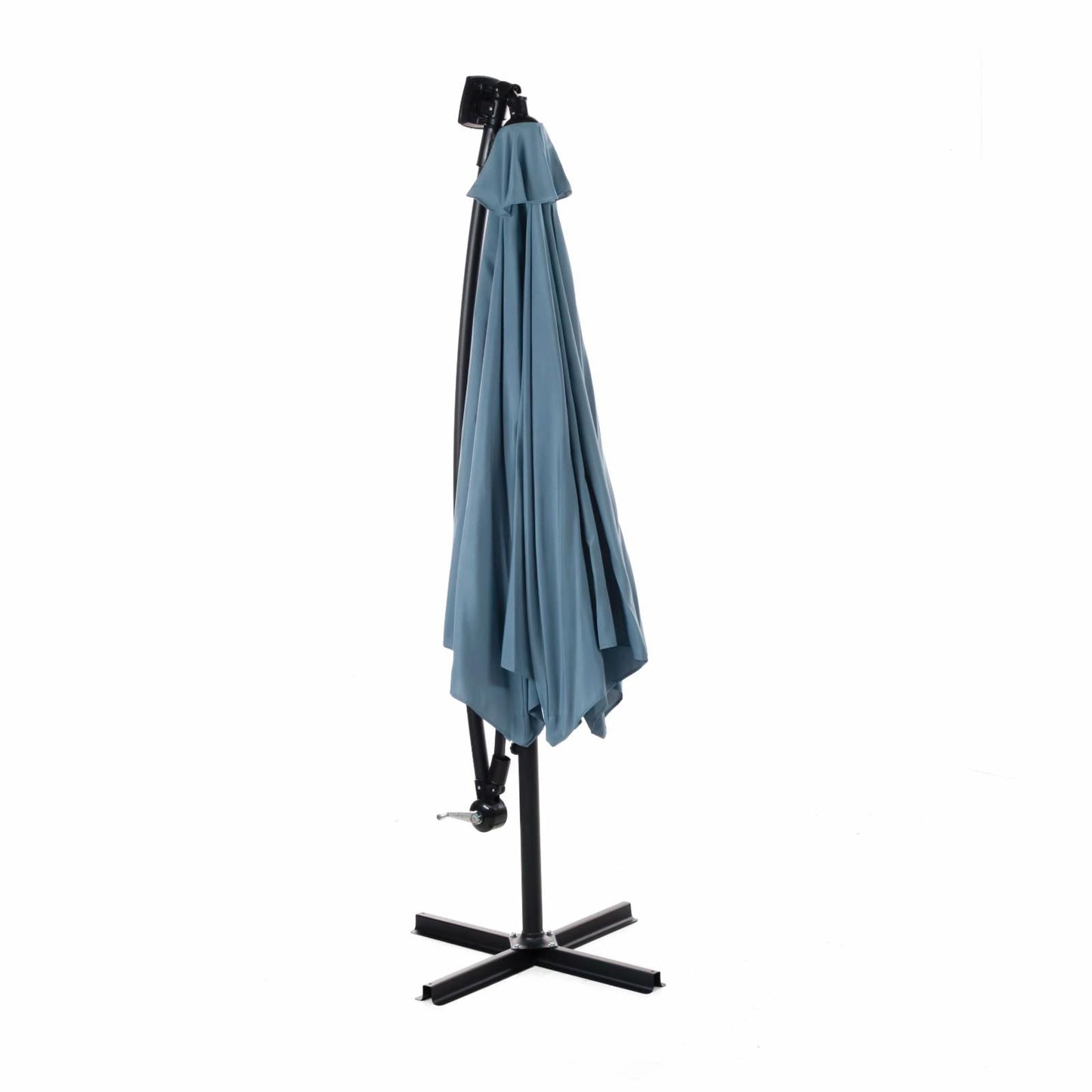 Greemotion Glam 10Ft Navy Cantilever Fabric Outdoor Patio Umbrella