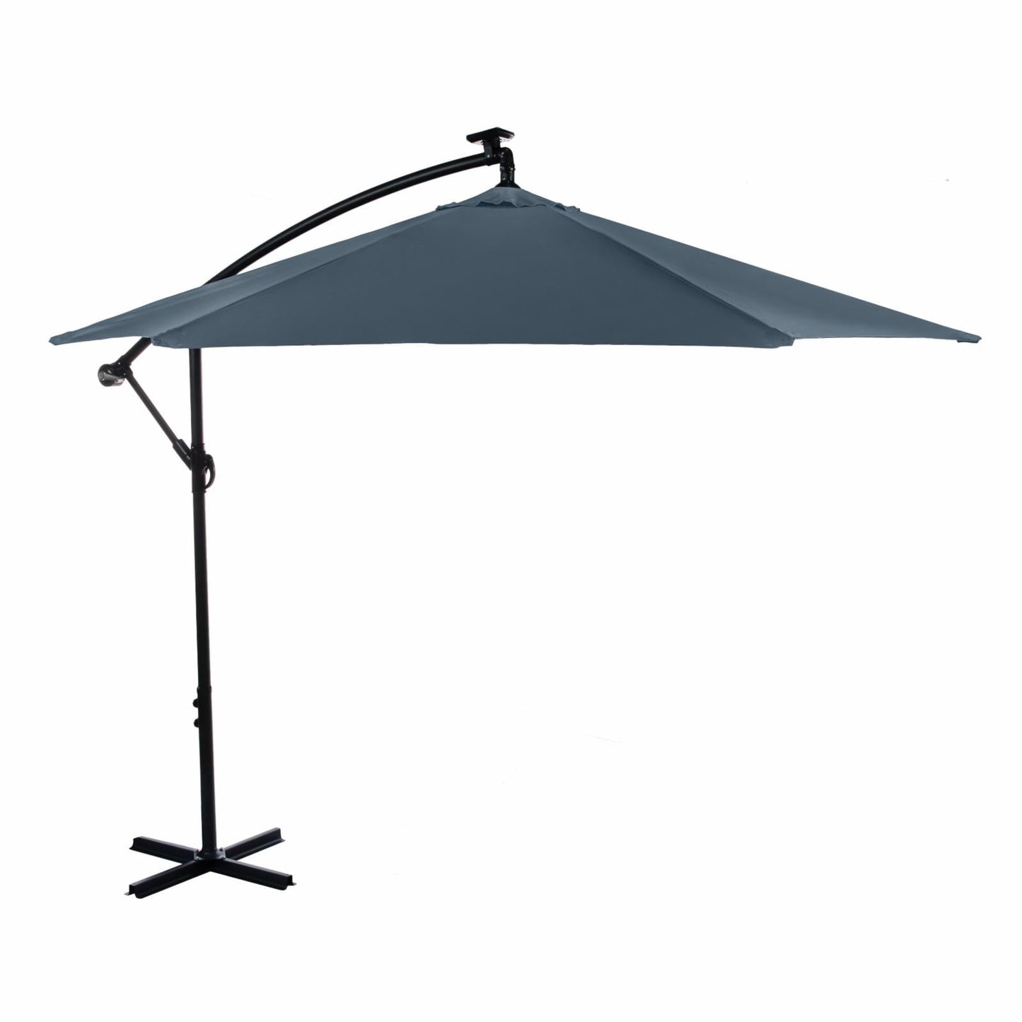 Greemotion Glam 10Ft Navy Cantilever Fabric Outdoor Patio Umbrella