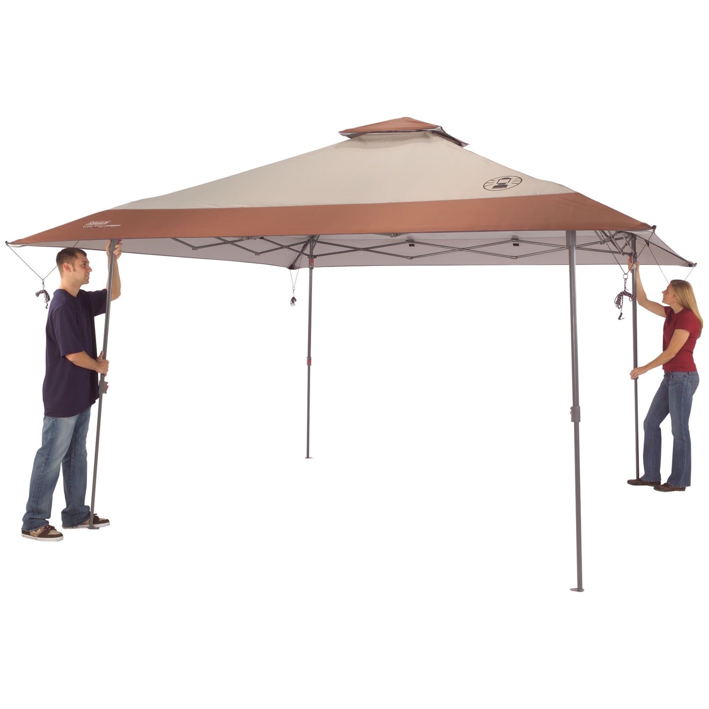 Coleman Shelter 13x13 Shade and Canopy, Home & Tailgate Canopy, Pop Up Style, Beach Shade Tent, UPF 50+, Sun Shelter